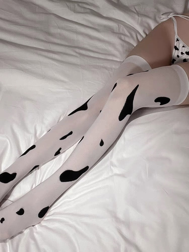 Cow Silk Stockings